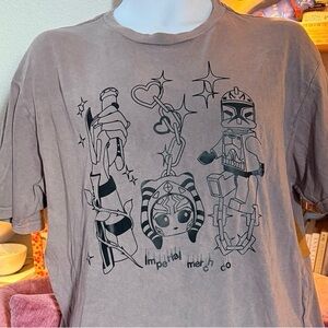 Graphic Tee - Mauve Ahsoka Print